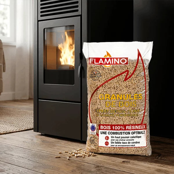 Pellet di legno 15 kg FLAMINO , 990 kg