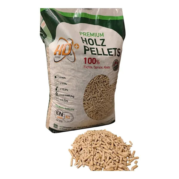 Pellet di legno energetico Rettenmeier Premium ENplus A1 / Pallet 1050 kg