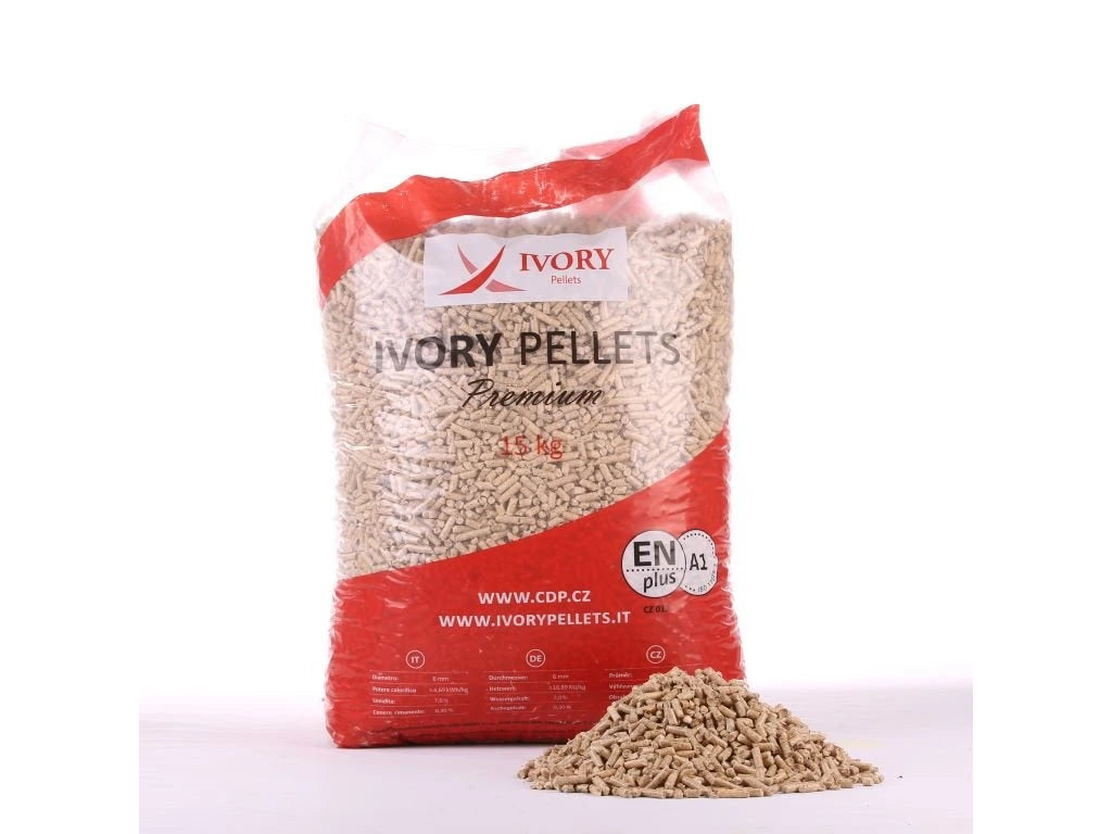 Pellet di legno, IVORY PELLETS Premium, ENplus A1, 1050 kg