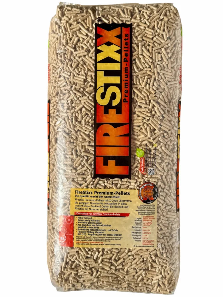 Pellet Firestixx Premium A1 En Plus In Abete in 72 sacchi da 15 Kg