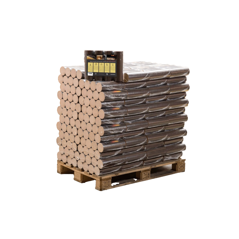 Briquette 100% faggio Premium – 960 kg (96 sacchi da 10 kg)