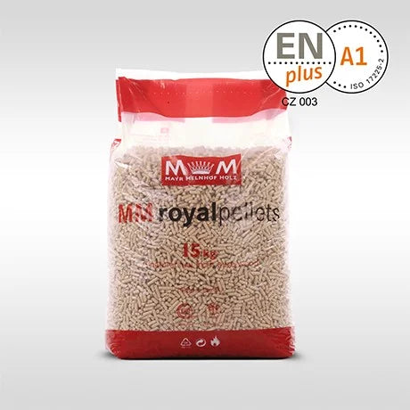 Pellet di legno leggeri Royal Pellets 1050 kg / 70 sacchi da 15 kg