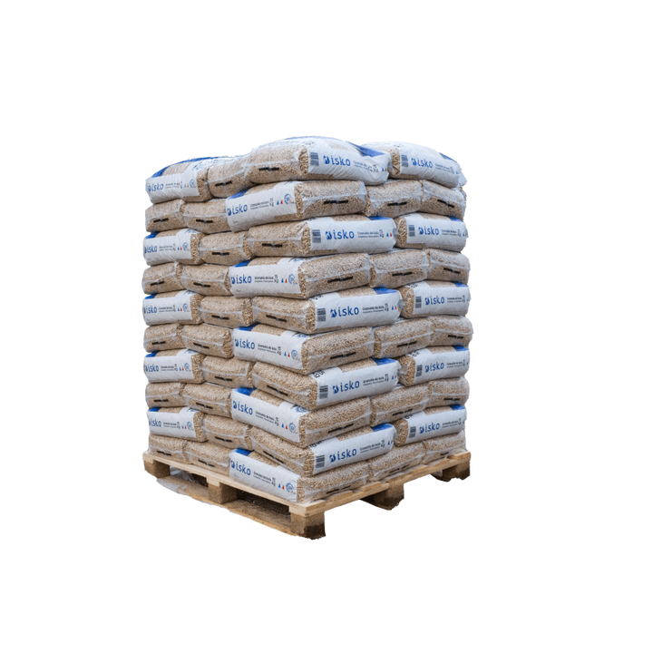 Pellet di legno ISKO – pallet da 70 sacchi (1050 kg)