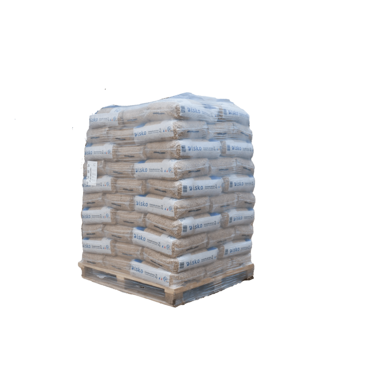 Pellet di legno ISKO – pallet da 70 sacchi (1050 kg)
