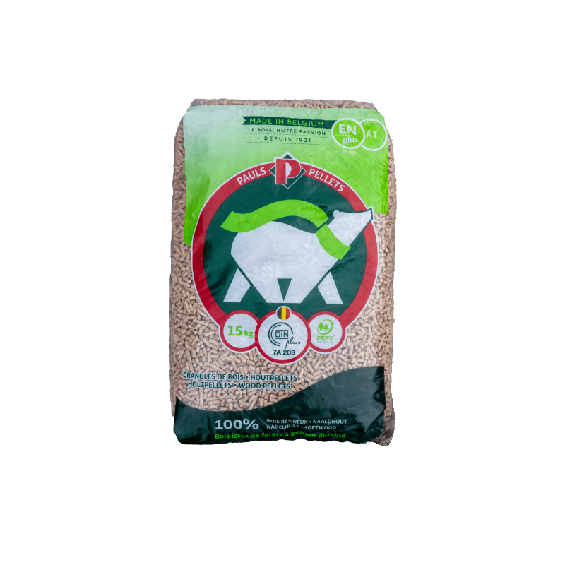 Pellet di legno PAULS Pellets 70 sacchi - 1050 kg