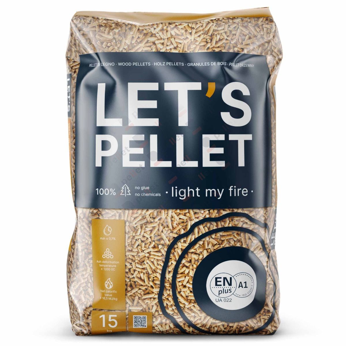 Pellet di legno Let's Pellet ENplus® A1 - 1050.00 kg