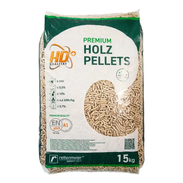Pellet di legno energetico Rettenmeier Premium ENplus A1 / Pallet 1050 kg